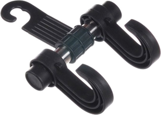 Hook Hook Headrest Attachment Zola Universal Car Organizer Foldable Black