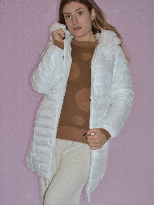 Frauen Pelz WHITE