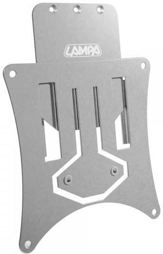 Aluminum Motorcycle License Plate Holder Easy-off Detachable System Enduro/off-road 170x158mm Lampa 1 Piece L9163.9