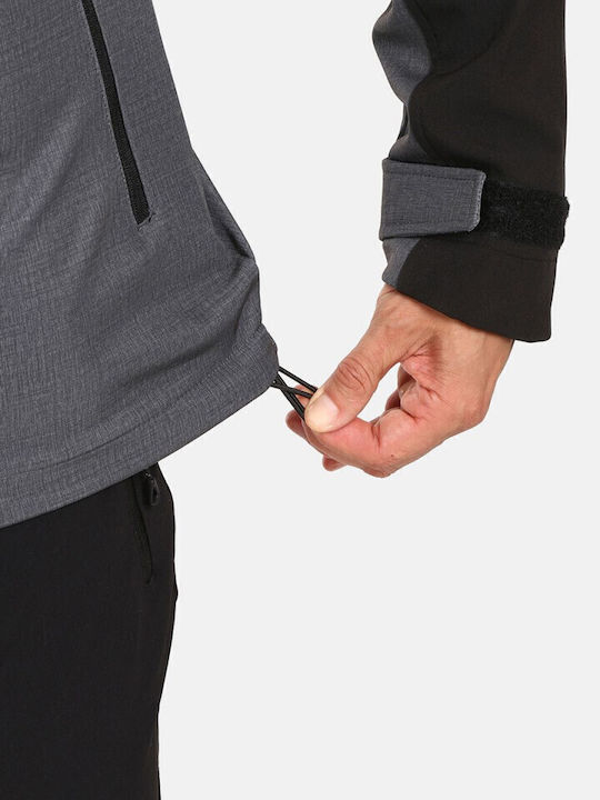 Ravio-m Winter Jacke Softshell Wasserdicht und Winddicht Dark Grey