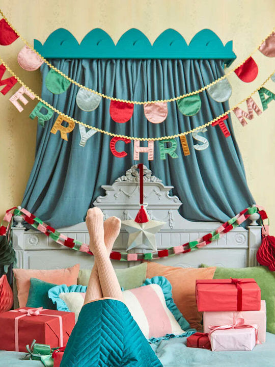 Meri Meri Weihnachtliche Girlande Stoff Bunt 1Stück