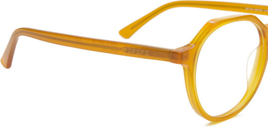 The Glass of Brixton Plastic Eyeglass Frame Yellow BF143 04