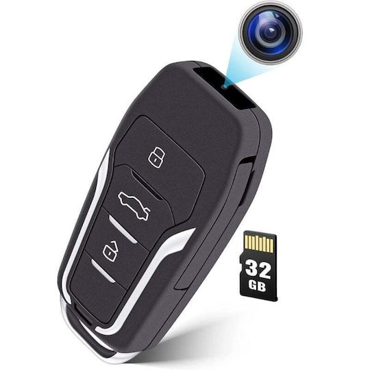 Шпионска камера в ключ за кола Iuni Rms25 32 Gb Full Hd детекция на движение снимка видео