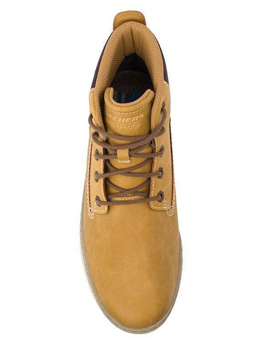 Leather Yellow Men's Boots Anatomical