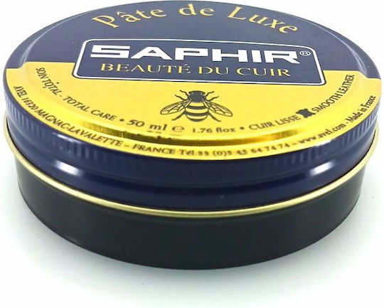 Saphir Pâte De Luxe 50 ml Schwarz 01 Schuhpolierpaste Farbton Schwarz 01