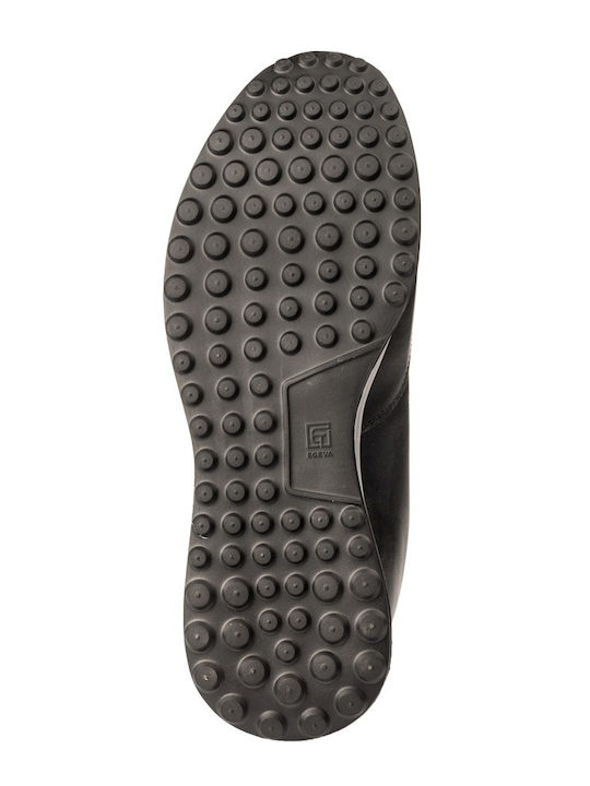 Piele Negru Ghete barbati
