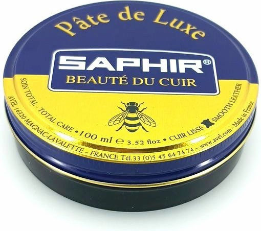 Saphir Pâte De Luxe 100 ml Schwarz 01 Schuhcremepaste Farbton Schwarz 01