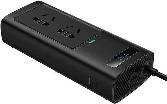 Baseus Инвертор за кола 150W за преобразуване на 12V DC в 220V AC с 3xUSB