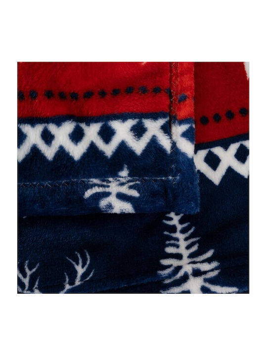 Ruhhy Κουβέρτα Fleece Μονή 160x200εκ. Πολύχρωμη