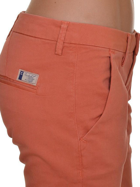 Damen Stoff Hose Red