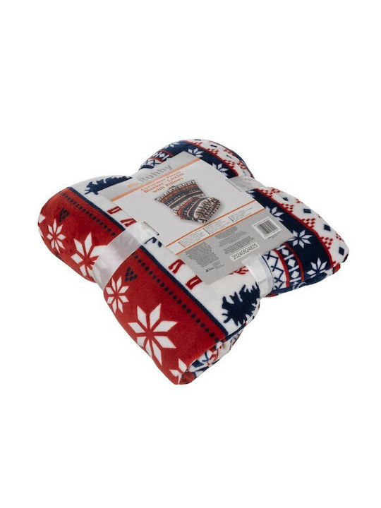 Ruhhy Κουβέρτα Fleece Μονή 160x200εκ. Πολύχρωμη