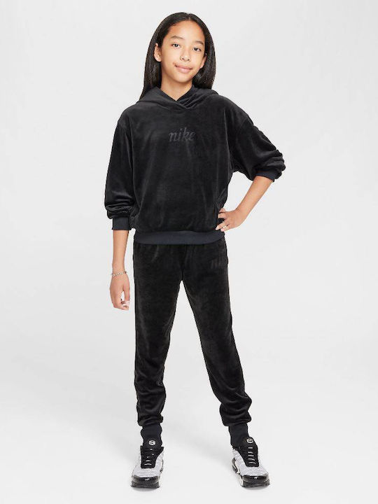Παιδικό Φούτερ με Κουκούλα και Τσέπες Black / Anthracite Nsw Pullover