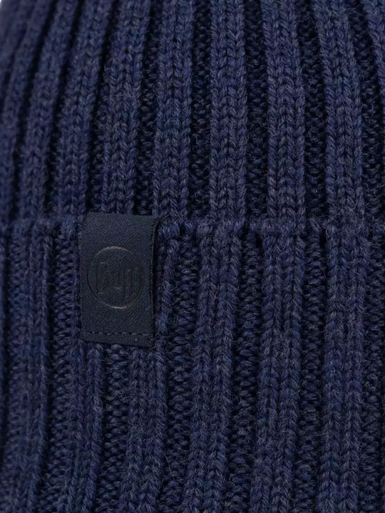 Norval Beanie Beanie Knitted in Navy Blue color