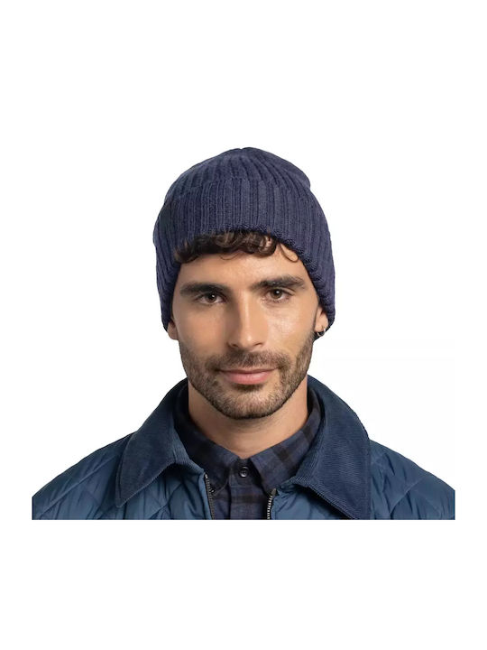 Norval Beanie Beanie Knitted in Navy Blue color