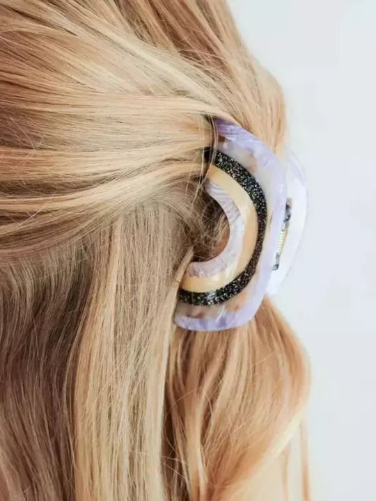 Mimi & Lula Rainbow Bulldog Hair Clip