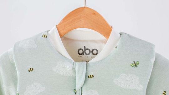 abo Winter Sleeping Bag with Feet 2.5 Tog Clouds with Detachable Sleeves