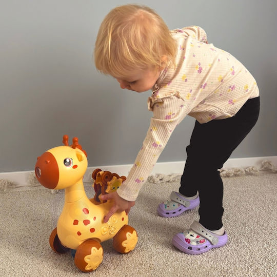 Woopie Jucărie de Tras Giraffe cu lumină