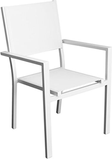 Garten- und Outdoor-Möbelsets für kleine Außenräume Madison 3 Stück Weiß