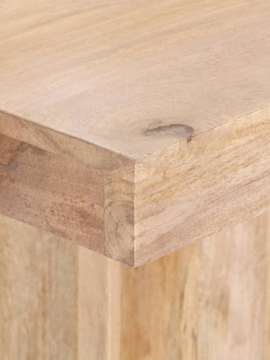 Platz Tisch Speisesaal aus Massivholz Coffee 120x120x77cm