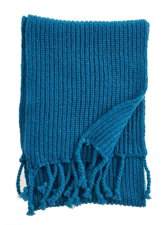 Verde Women's Wool Scarf Petrol