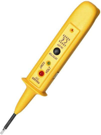 Orno Fazer 777 Electronic Multifunction Tester 3-500v Ac Dc Continuity Testing 3 X Lr44 Yellow