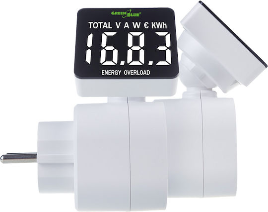 Green Blue Electric Meter Sockets for Maximum Power up to 3.68kW