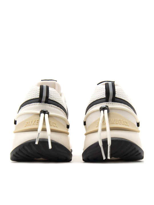 Chunky Sneakers Ecru- Black- Beige