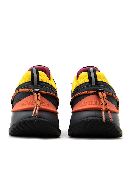 Chunky Sneakers Yellow-Black-Purple