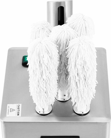 Glass Polishing Machine Polishing Glasses Goblets 5 Brushes 1320 W