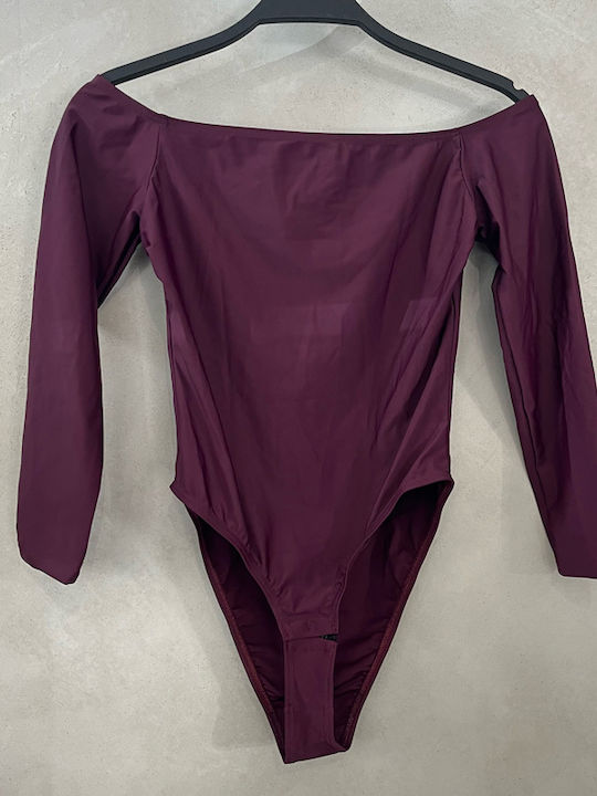 Illusion Rt Bodysuit Bordeaux