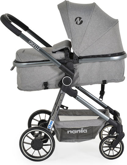 Moni Giselle Adjustable Baby Stroller Suitable for Newborn Gray 6.9kg