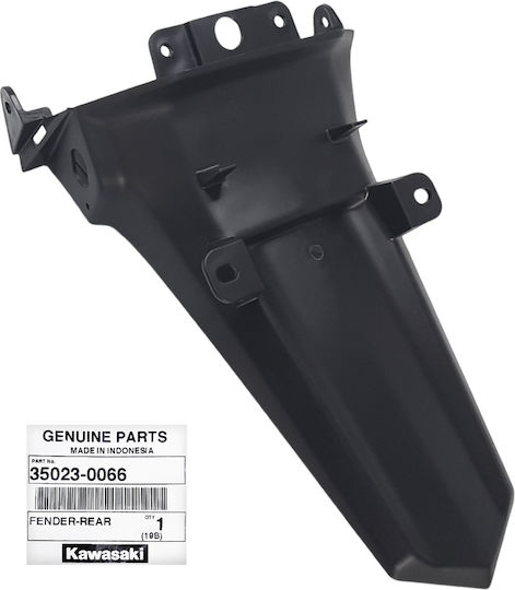 Kawasaki Motorcycle Wheel Mudguard for Kawasaki ZX 130 Black 1pcs