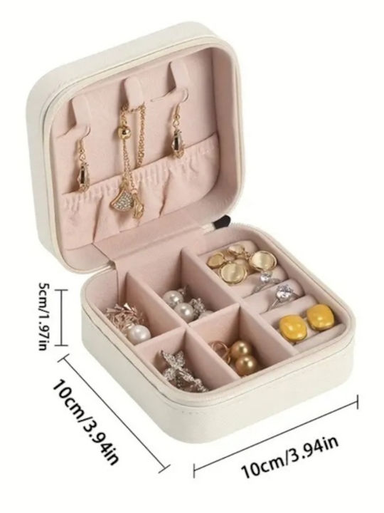 ShuShu Travel Jewellery Box White ShuShu Travel Jewellery Box White