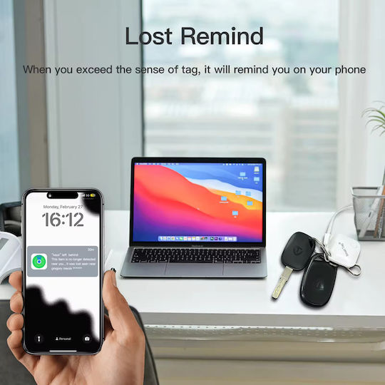 RSH Smart Tag Apple Find My White