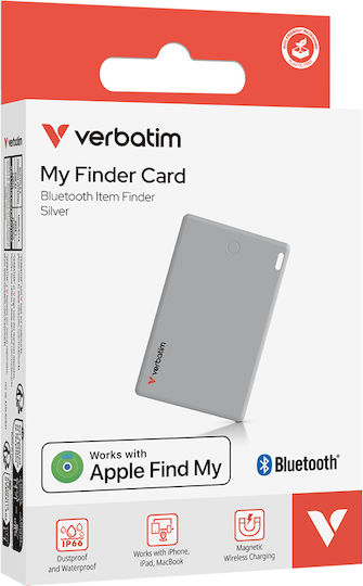 Verbatim My Finder Card Apple Find My Tracker Grau