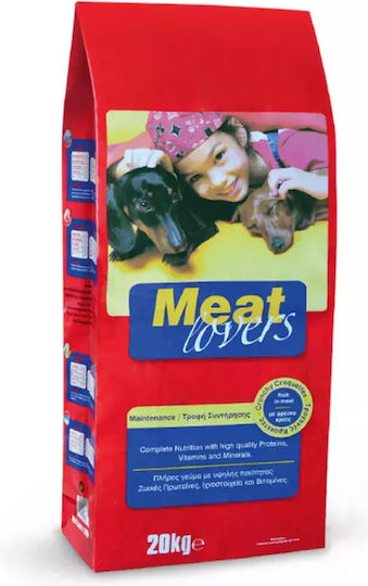 Laky Meat Lover 20kg Dry Food for Adult Dogs with Meat