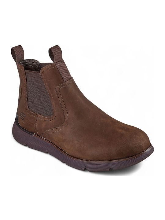 Augustino Paulo Leather Brown Men's Boots