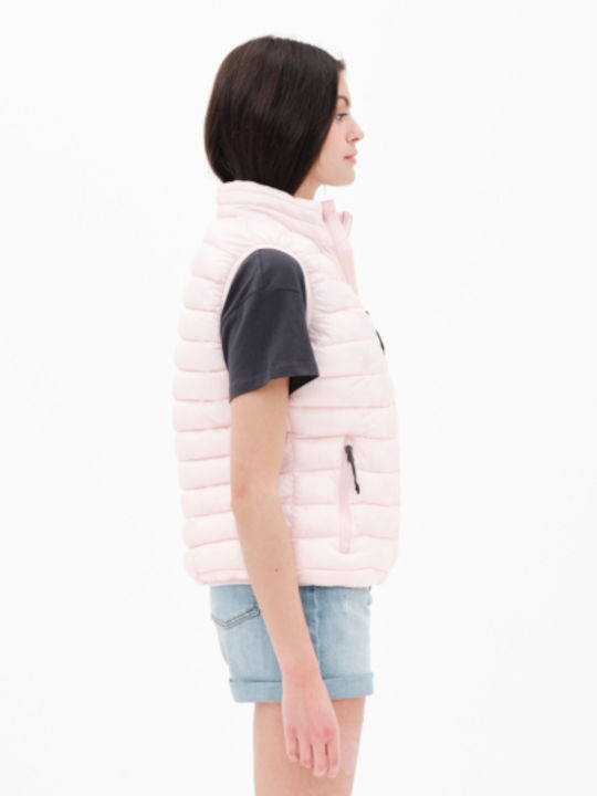 231.EW10.167A Scurtă Jachetă de femei Fără mâneci Puffer Roz