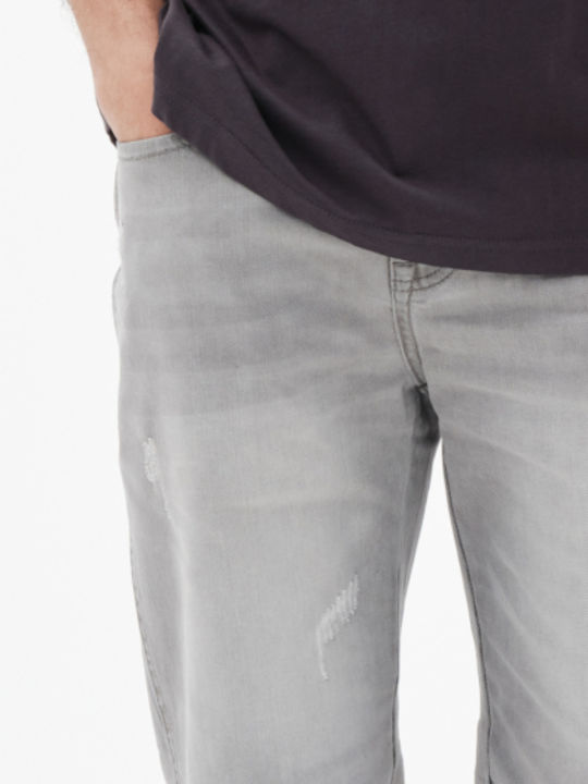 Herrenshorts Jeans Gray