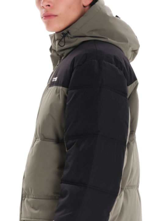Geacă Barbati Puffer Kaki