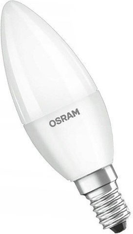 Osram LED крушка 5.5W за фасунга E14 и форма C37 Топло бяло 470лм