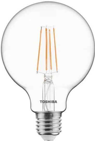 Toshiba LED Bulb 7W for Socket E27 and Shape G95 Warm White 806lm Dimmable