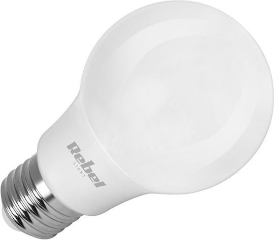 Rebel Λάμπα LED 8.5W για Ντουί E27 και Σχήμα A60 Θερμό Λευκό 806lm
