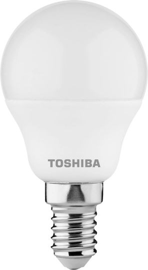 Toshiba LED Bulb 5W for Socket E14 and Shape G45 Cool White 470lm Dimmable