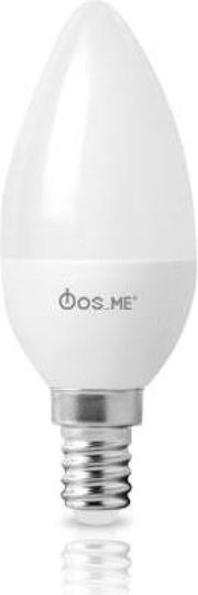 LED Bulb 7W for Socket E14 and Shape C37 Natural White 470lm