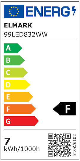 Led7 Λάμπα LED 5W για Ντουί GU10 Θερμό Λευκό 540lm