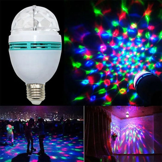 Λάμπα LED 3W 150mm για Ντουί E27 RGB 270lm