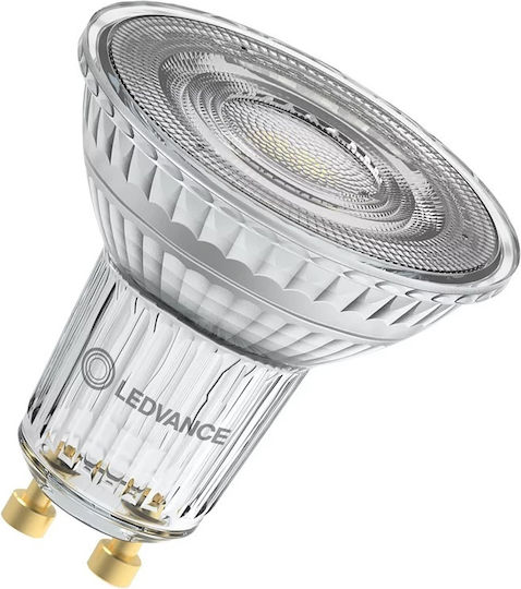 Ledvance Λάμπα LED 7W για Ντουί GU10 και Σχήμα PAR16 Θερμό Λευκό Dimmable
