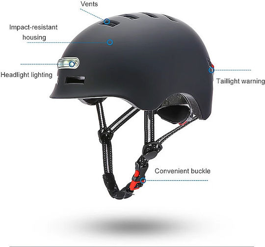 Κράνος για Ηλεκτρικό Scooter σε Λευκό Χρώμα AC21030