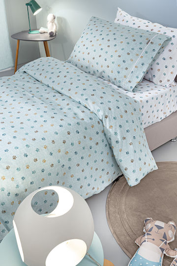 Guy Laroche Sheet Set Single Cotton Paw 165x250cm 3pcs